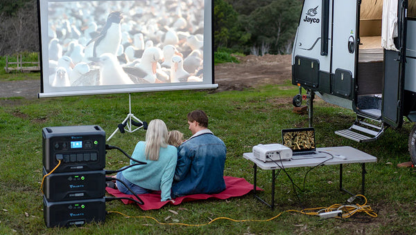 Powering Your Portable Air Conditioner with Portable Power Station in Caravan