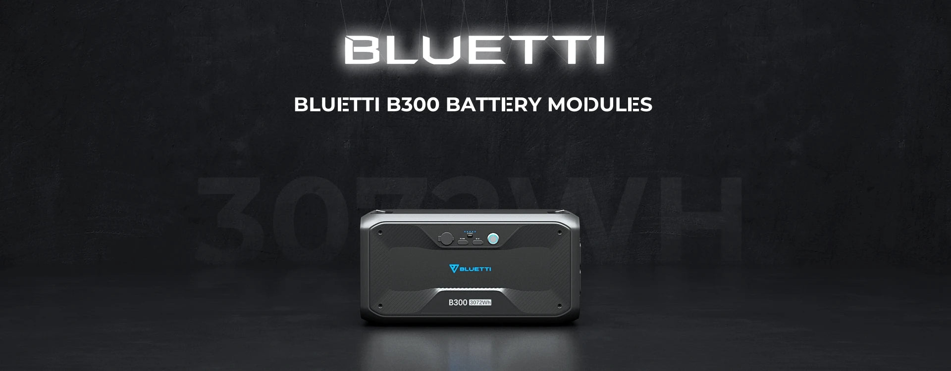 BLUETTI B300 3072Wh Expansion Solar Battery For AC300 Power