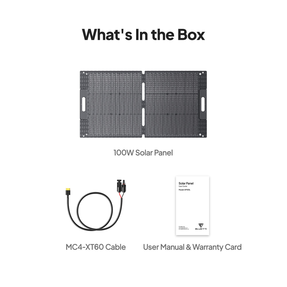 BLUETTI 100W Solar Panel