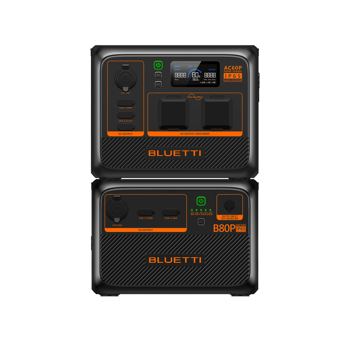 BLUETTI AC60P Portable Power Station | 600W 504Wh
