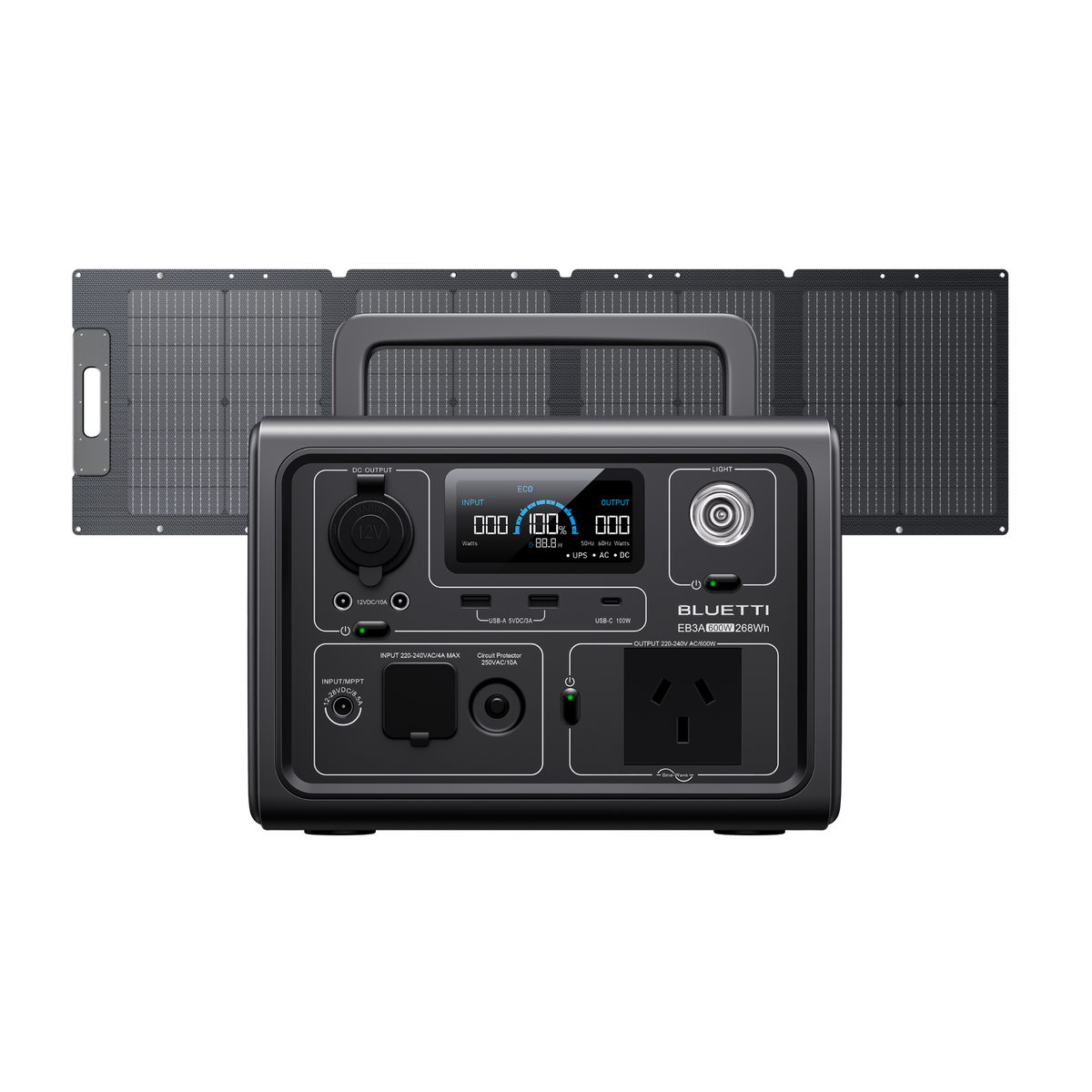 BLUETTI EB3A Portable Power Station | 600W 268Wh