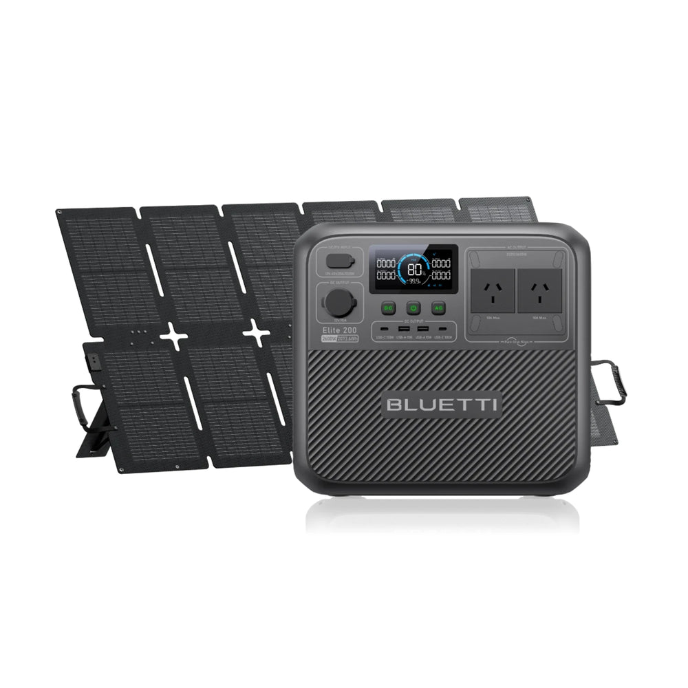 BLUETTI Elite 200 V2+220W | Solar Generator Kit