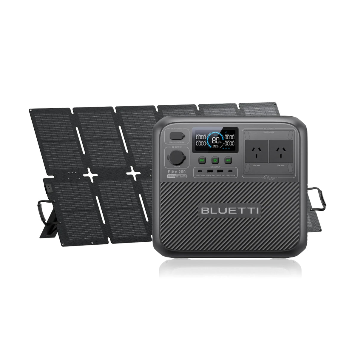BLUETTI Elite 200 V2+220W | Solar Generator Kit