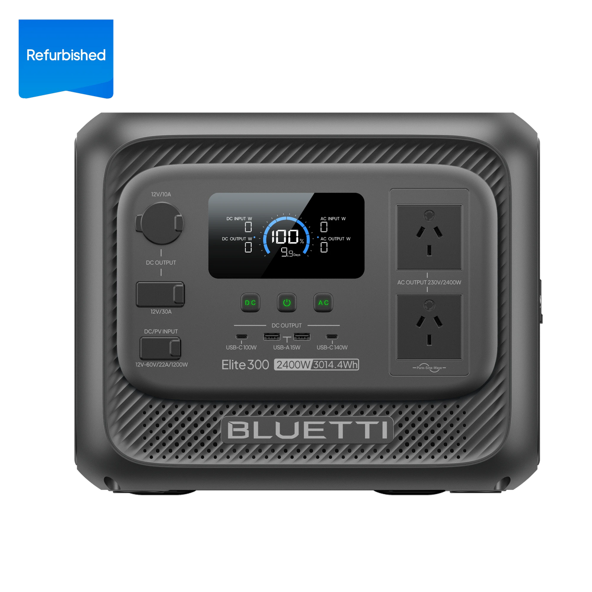 BLUETTI Elite 300 Portable Power Station 3,014Wh, 2,400W (Refurbished)