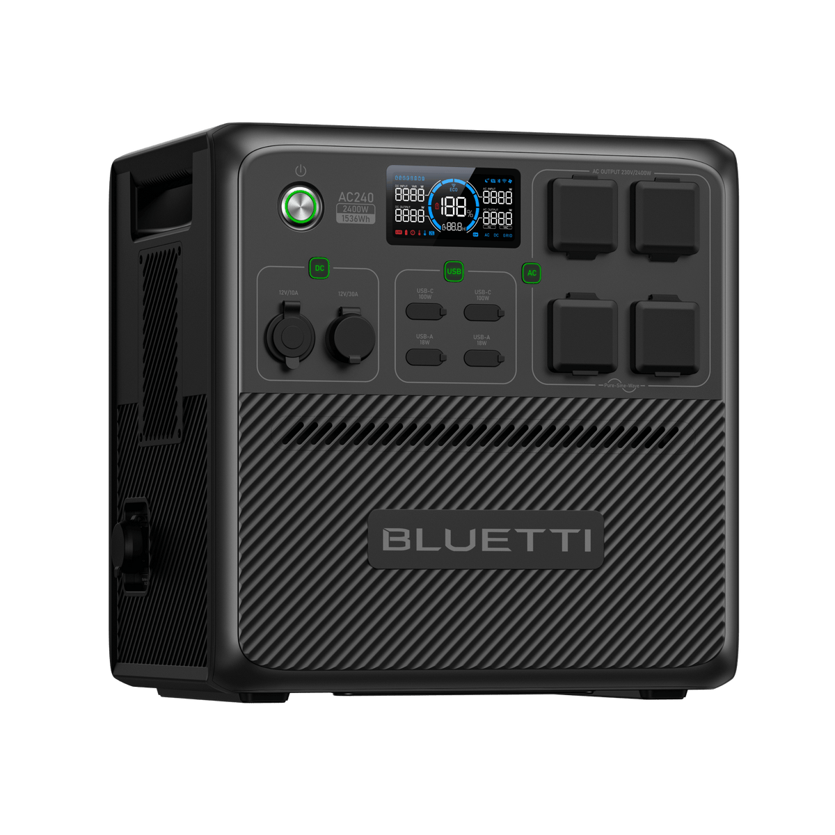 BLUETTI AC240 Portable Power Station | 2,400W 1,536Wh
