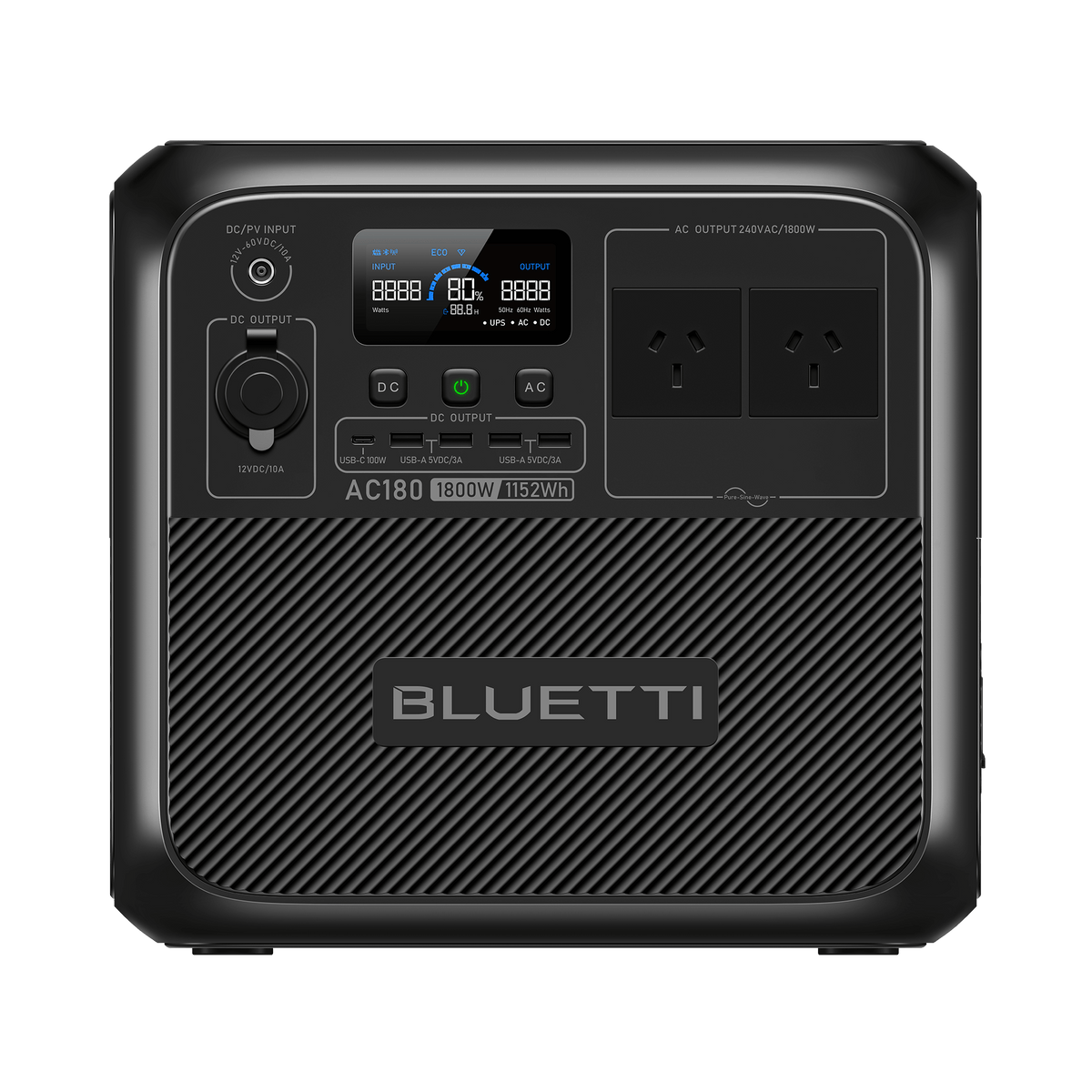 BLUETTI AC180 Portable Power Station | 1,800W 1,152Wh