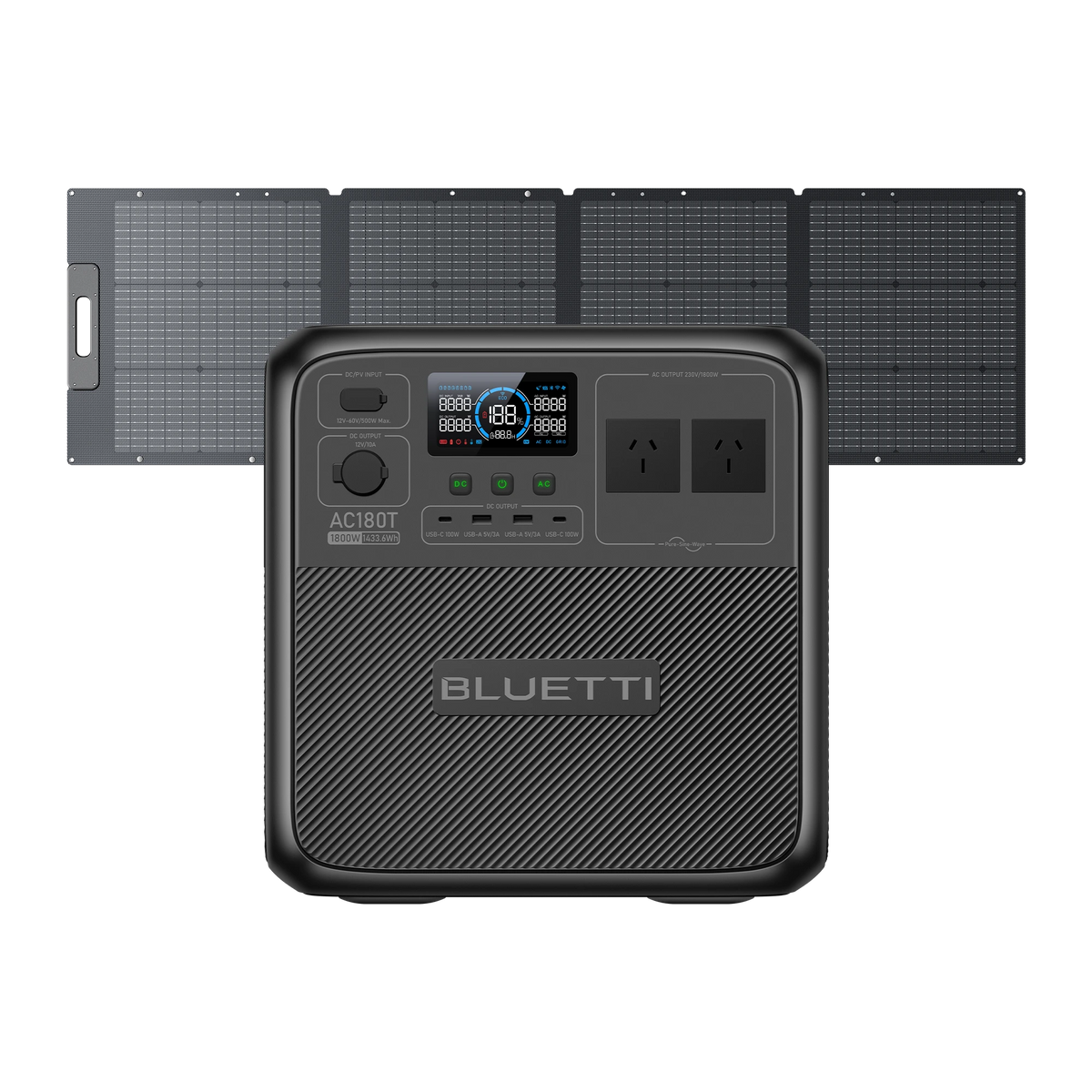BLUETTI AC180T Portable Power Station | 1,800W 1,433.6Wh