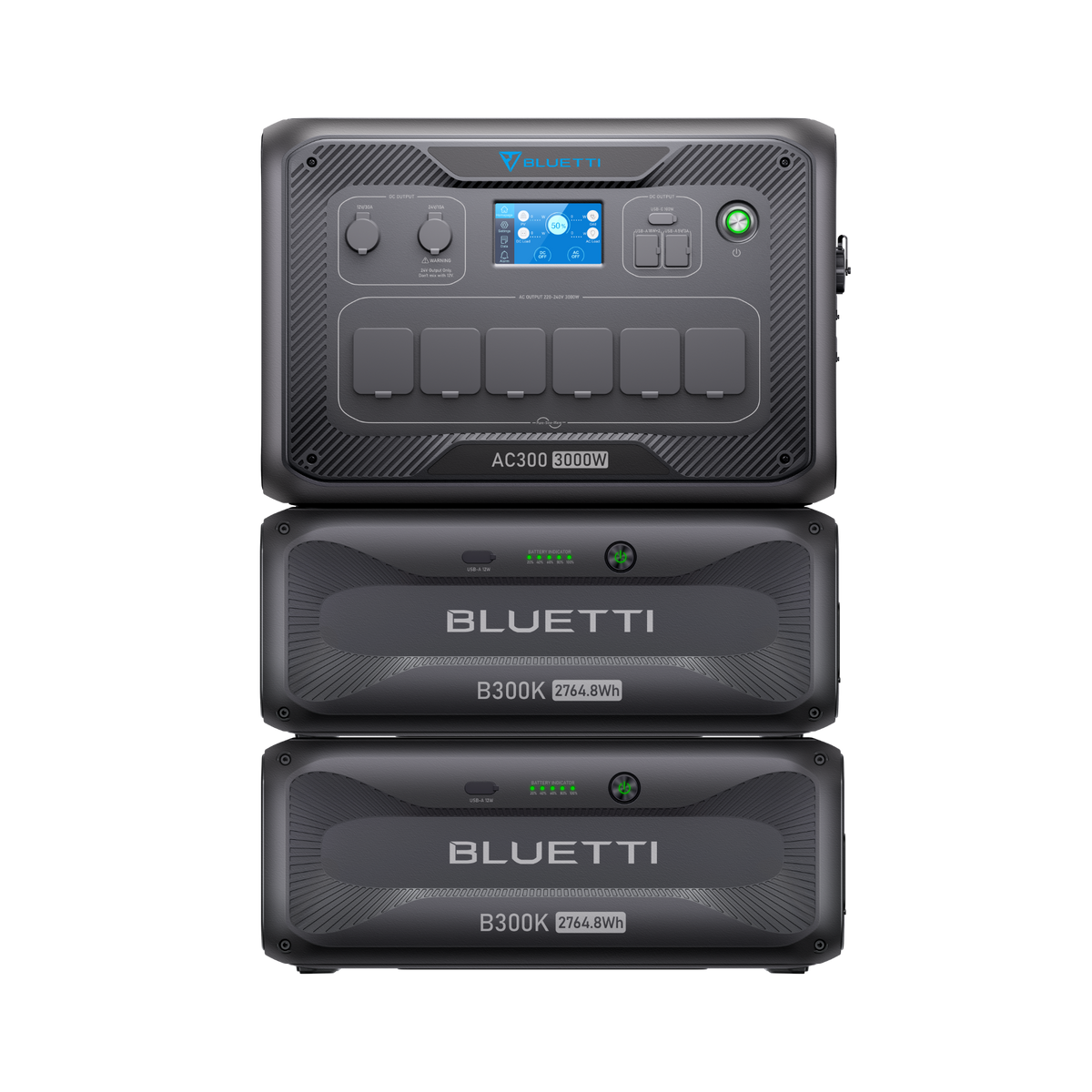 BLUETTI AC300+2*B300K | Home Battery Backup
