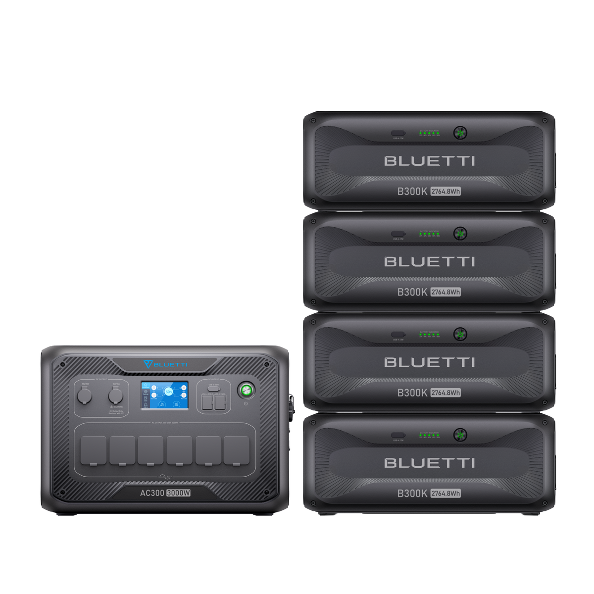 BLUETTI AC300+4*B300K | Home Battery Backup
