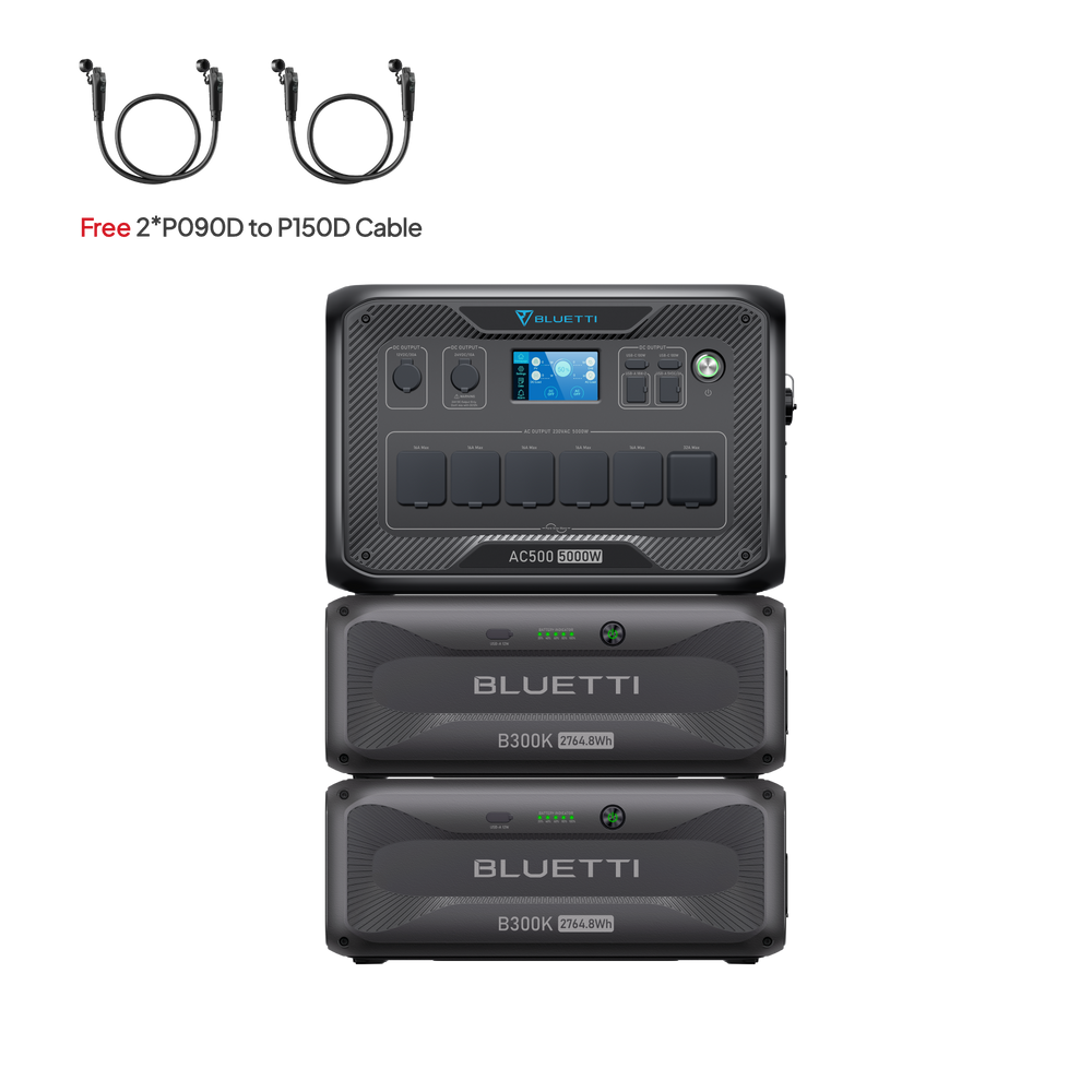 BLUETTI AC500+2*B300K  | Home Battery Backup