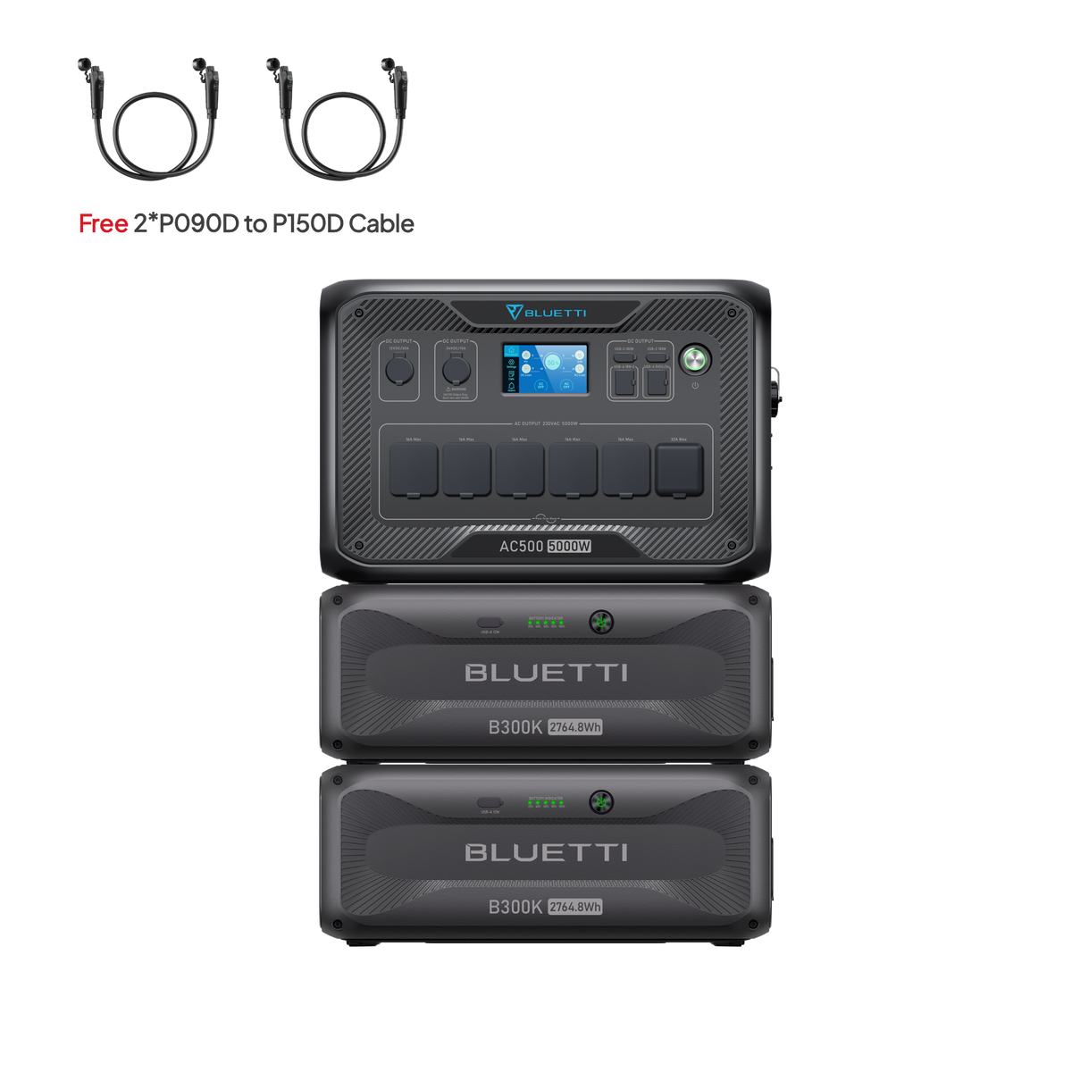 BLUETTI AC500 + B300S | Solar Generator Kits