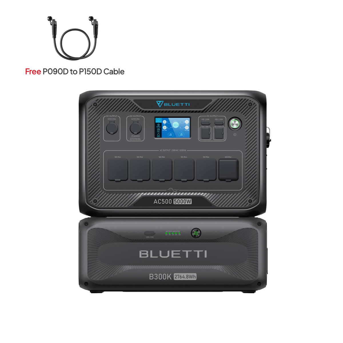 BLUETTI AC500+B300K | Home Battery Backup