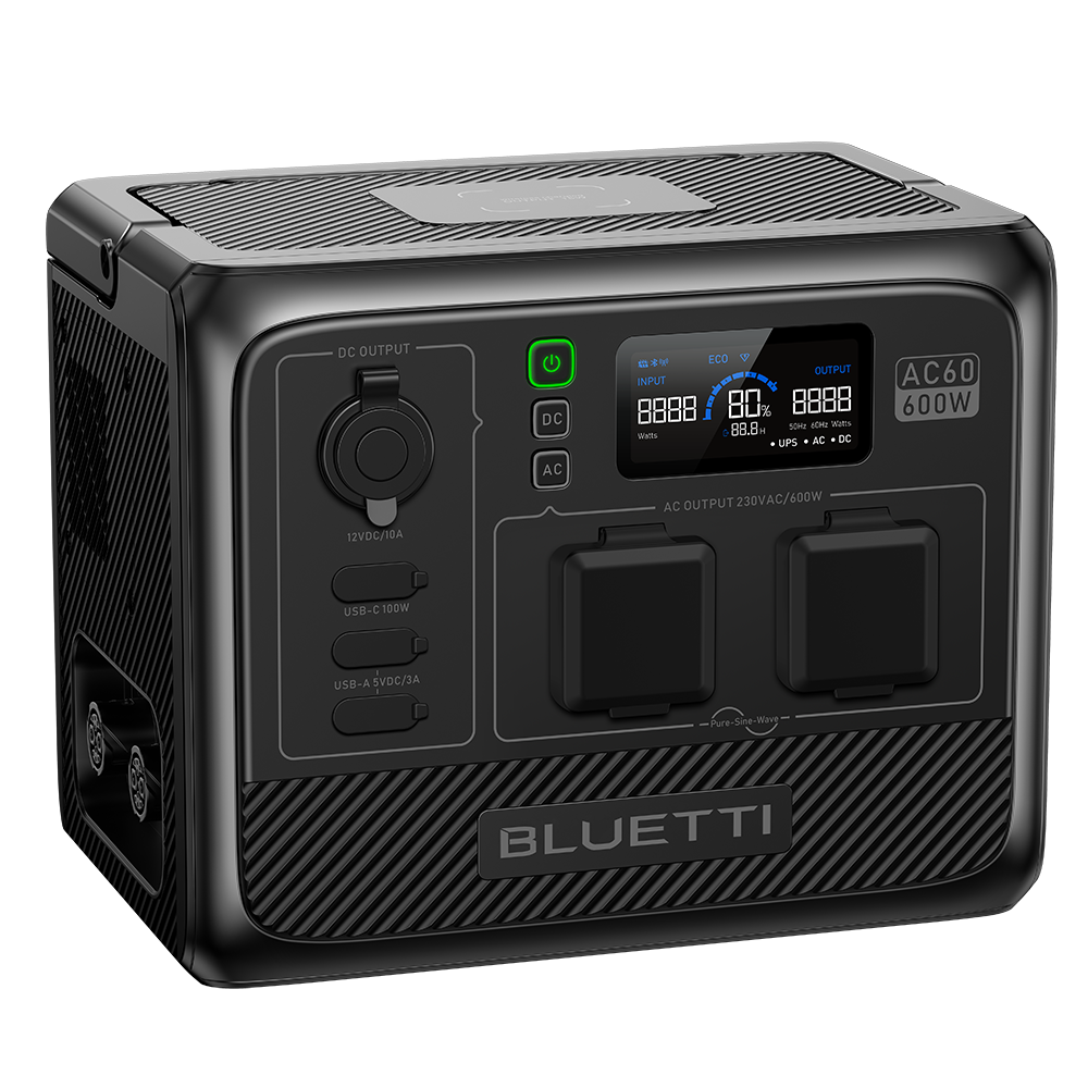 BLUETTI AC60 Portable Power Station | 600W 403Wh