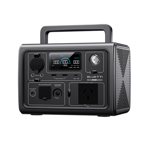 BLUETTI EB3A Portable Power Station | 600W 268Wh - BLUETTI AU