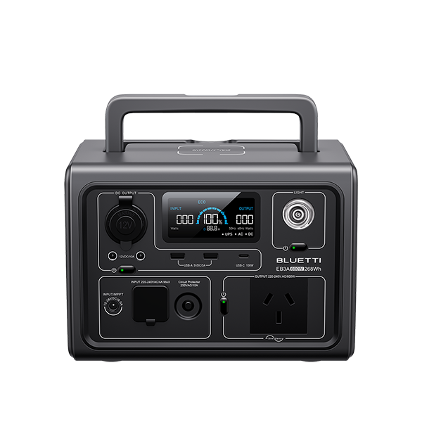 BLUETTI EB3A Portable Power Station | 600W 268Wh - BLUETTI AU