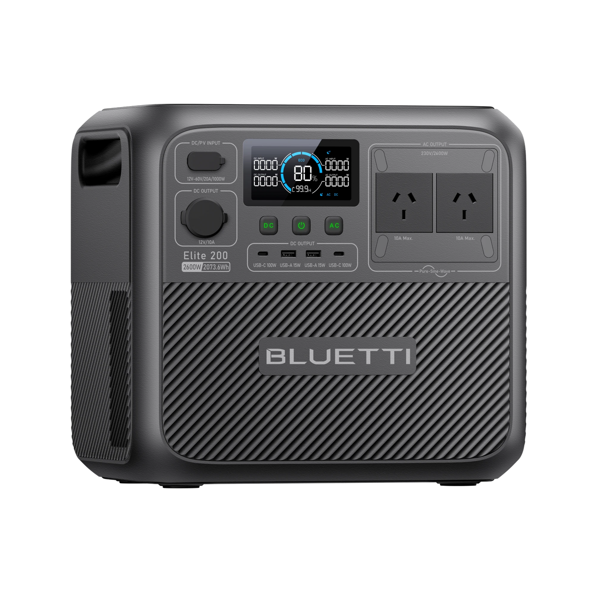 BLUETTI Elite 200 V2+Charger 1 Alternator Charger
