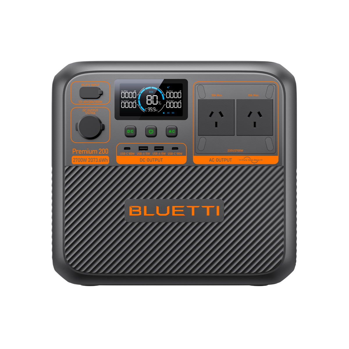 BLUETTI Premium 200 V2 Portable Power Station | 2,700W, 2,073.6Wh