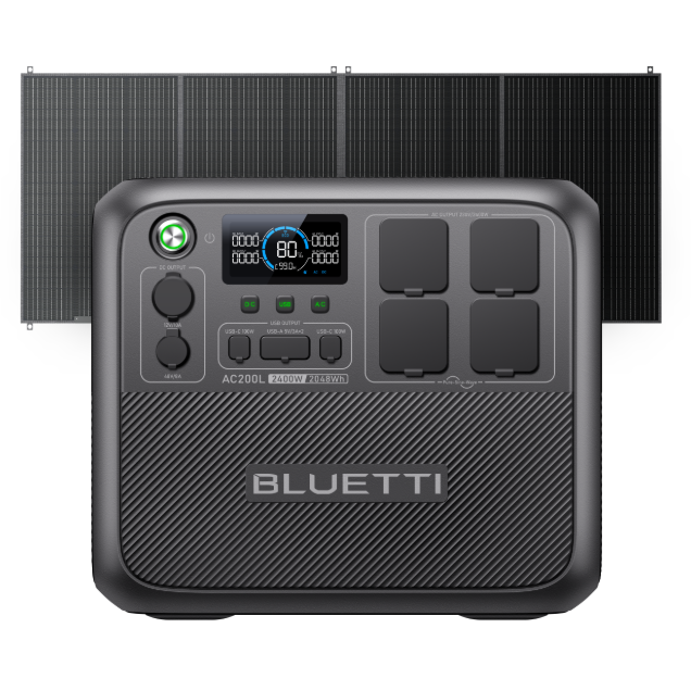 [Phased Out] BLUETTI AC200L+350W Solar | Solar Generator Kit