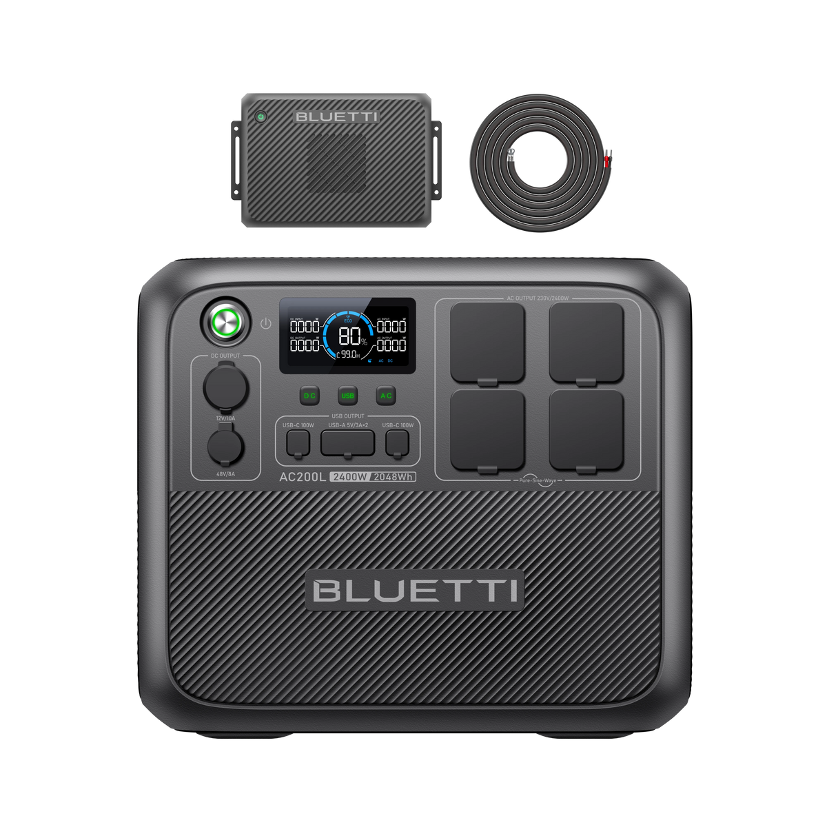 BLUETTI Charger 2 | 1200W Alternator & Solar Dual DC Charger