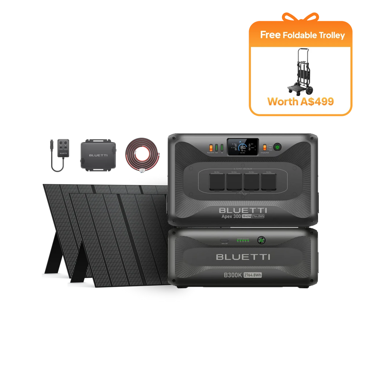 Apex 300+B300K+Charger 1+Hub D1+2*PV350
