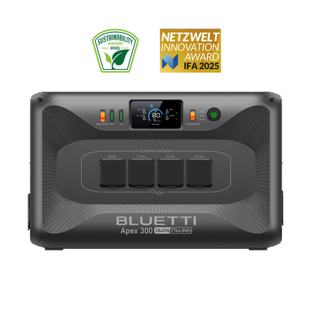 BLUETTI Apex 300 Versatile Power Station 3,840W 2,764.8Wh