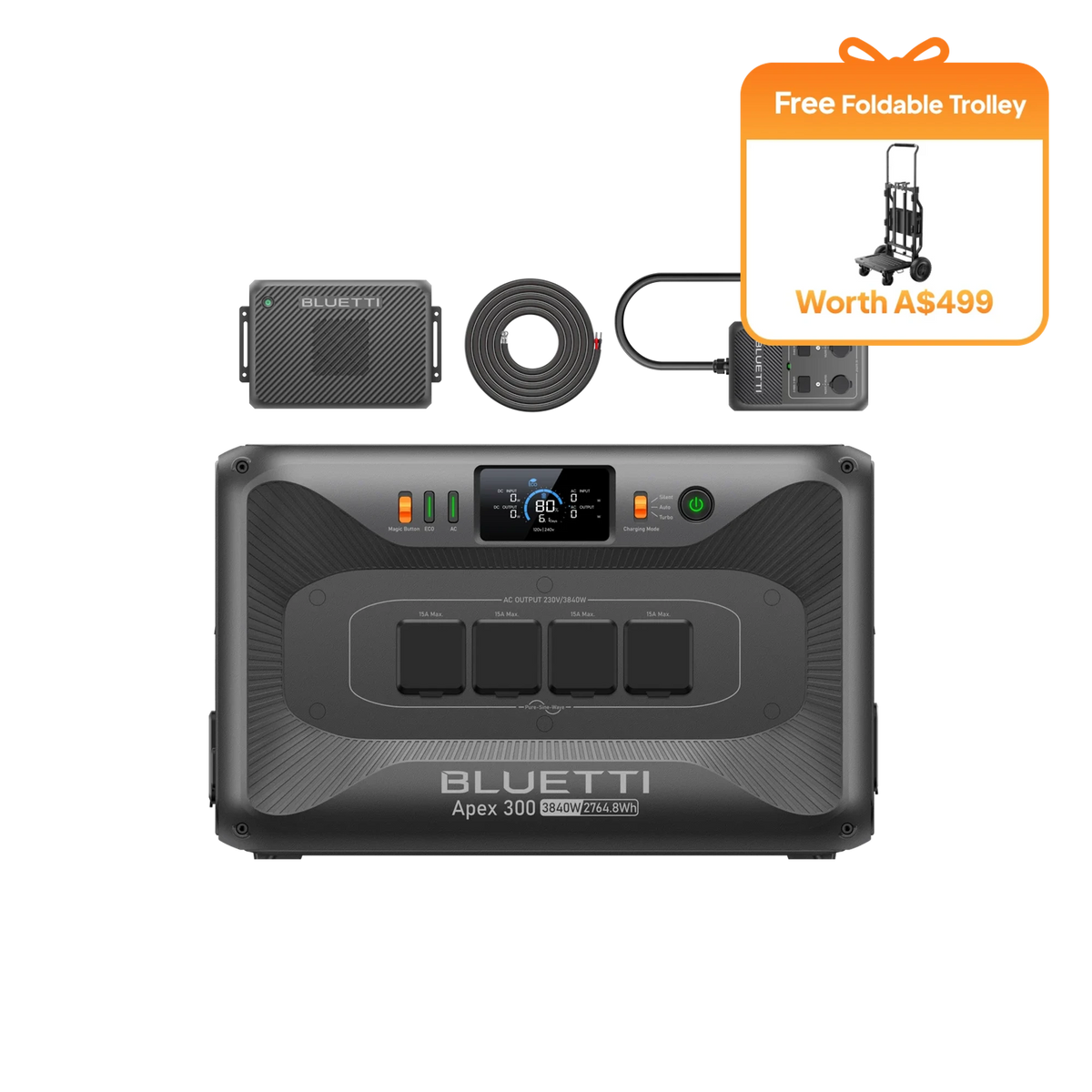 Charger 2 + Apex 300 + DC Hub