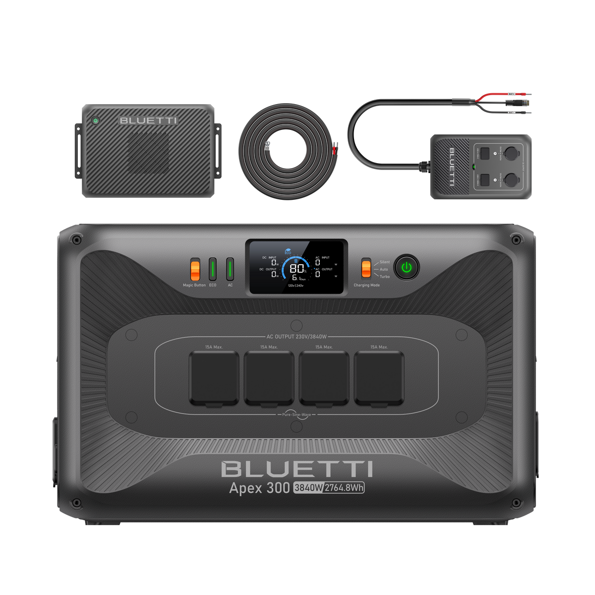 BLUETTI Charger 2 | 1200W Alternator & Solar Dual DC Charger