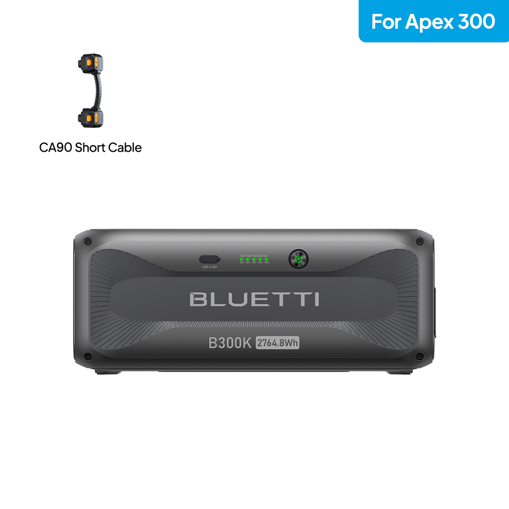BLUETTI B300K Expansion Battery(CA90 Short Cable) | 2,764.8Wh