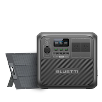 BLUETTI AC180 portable power station with 200W solar panel on sale