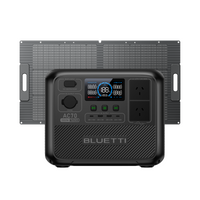 BLUETTI AC70 power station with PV100 solar panel, compatible for outdoor adventures and backup power