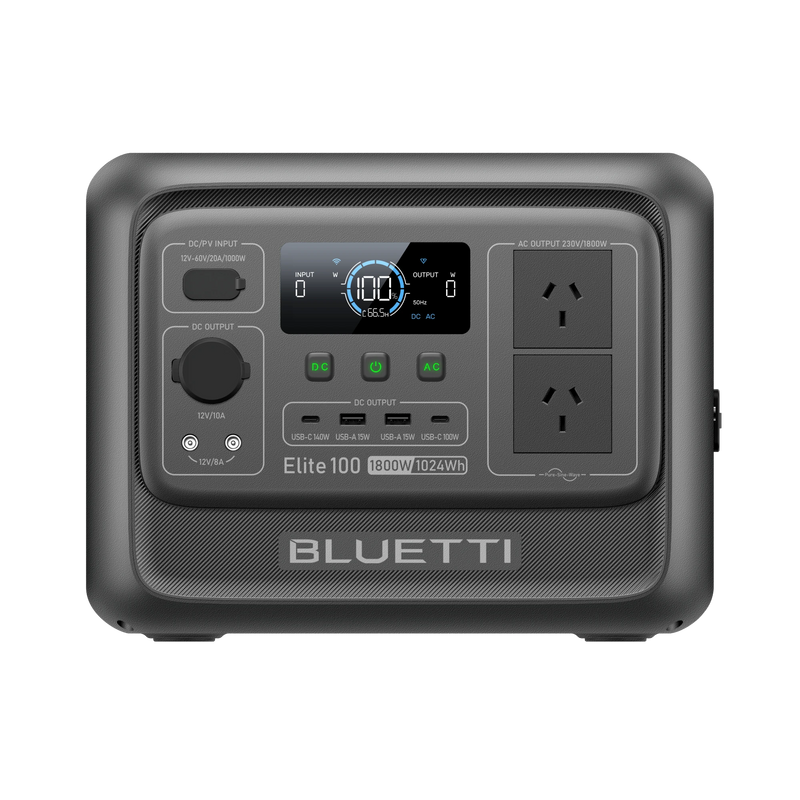 BLUETTI Elite 100 V2 portable power station front view