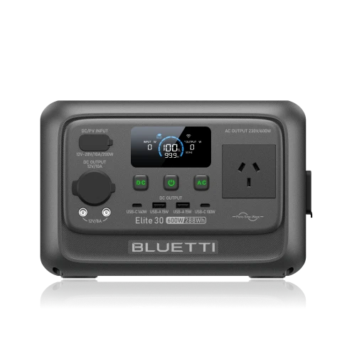 BLUETTI Elite 30 V2 Portable Power Station – compact energy solution for outdoor adventures and emergency use