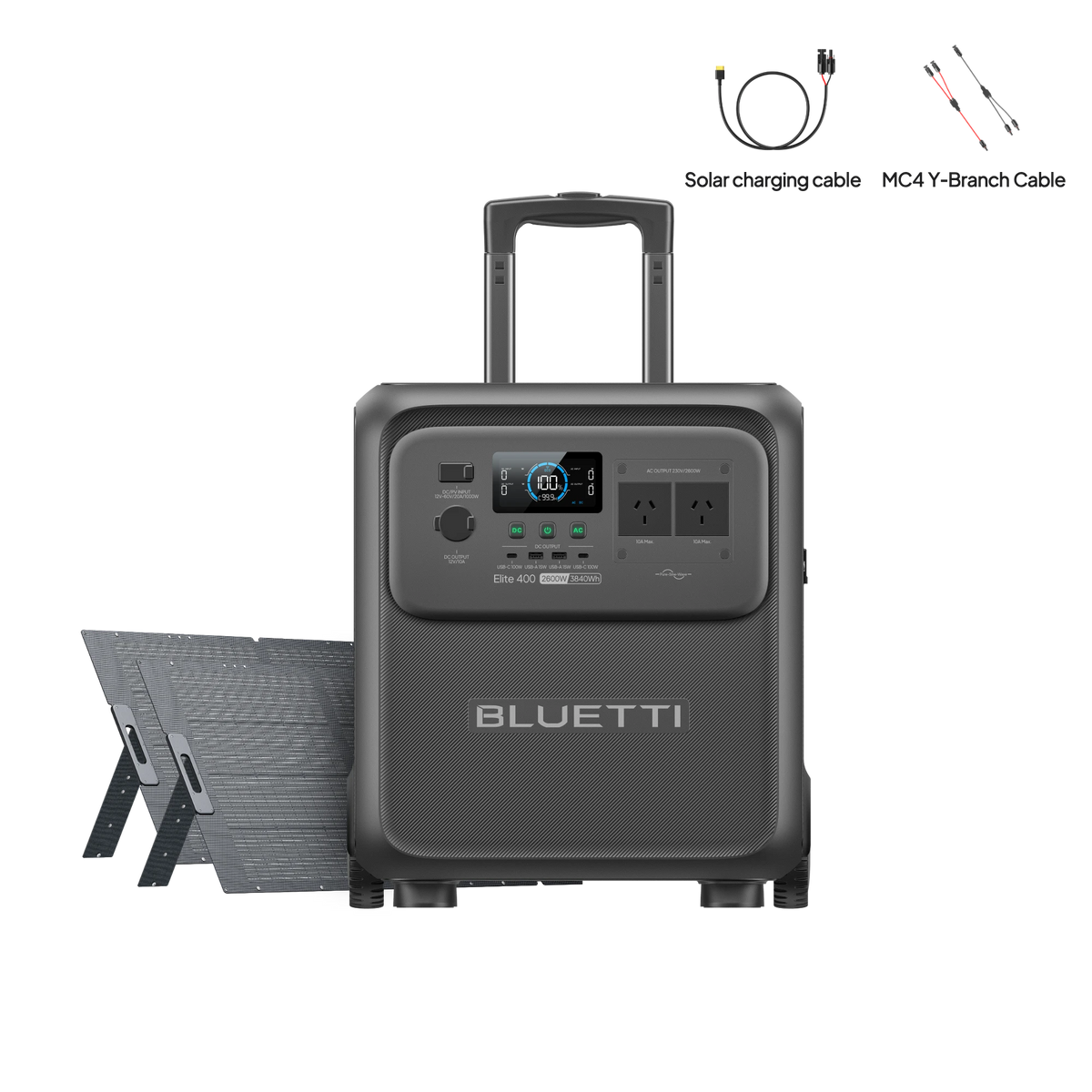 BLUETTI Elite 400 Portable Power Station | 3,840Wh 2,600W