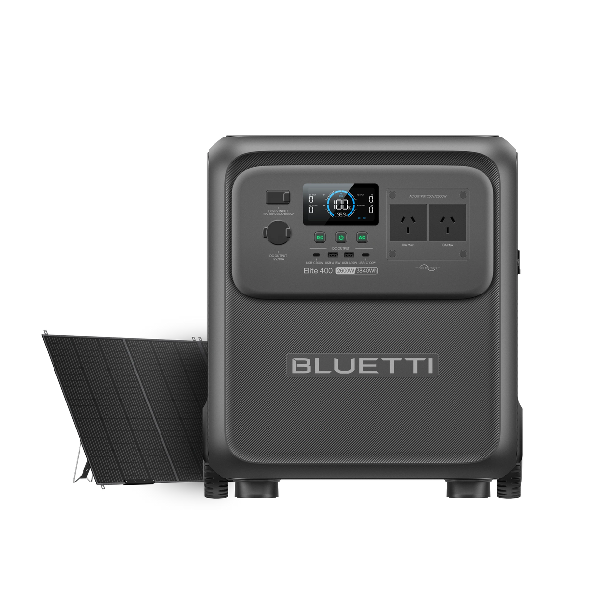 BLUETTI Elite 400 Portable Power Station | 3,840Wh 2,600W