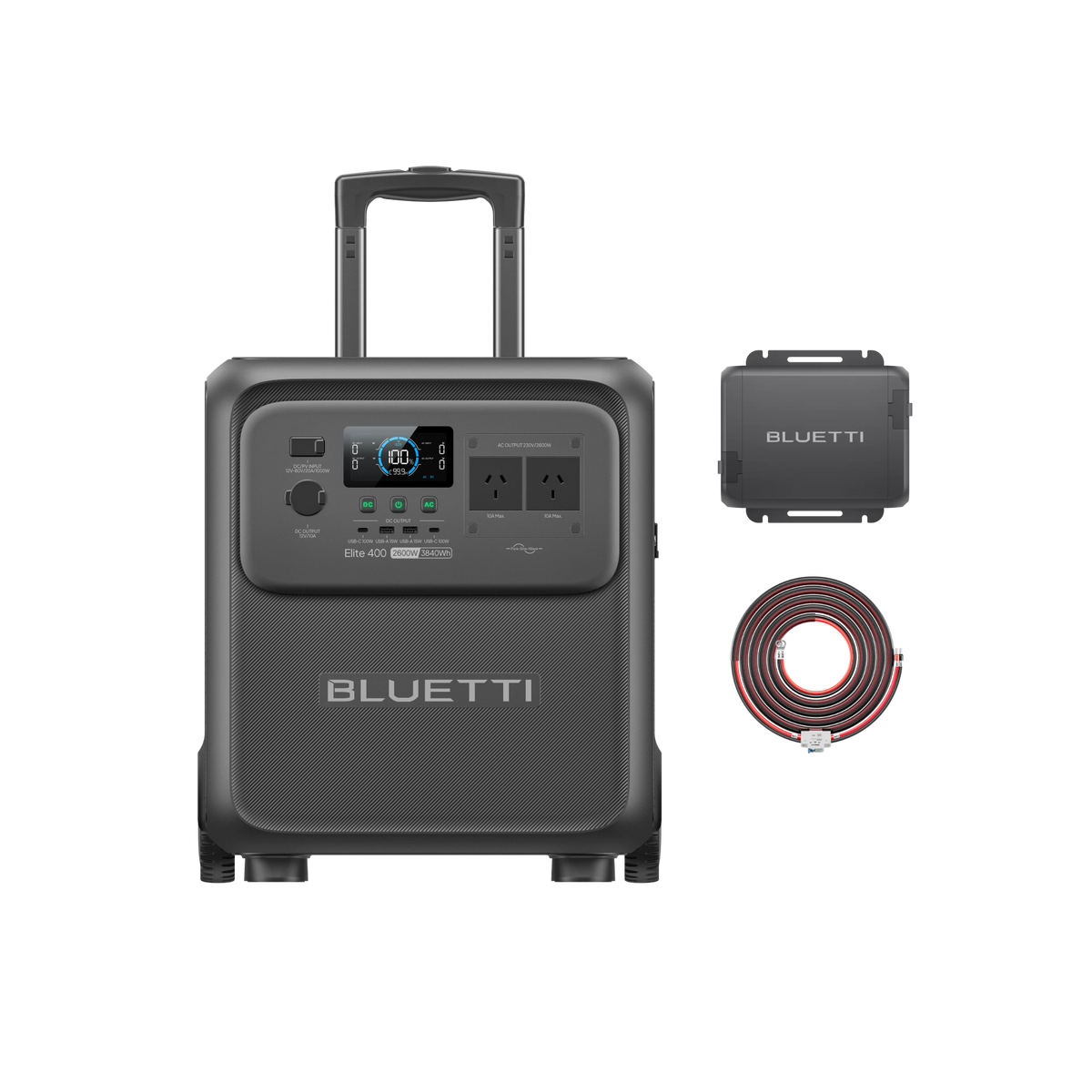 BLUETTI Elite 400 Portable Power Station | 3,840Wh 2,600W