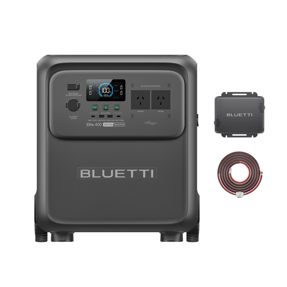 BLUETTI Elite 400 Portable Power Station | 3,840Wh 2,600W