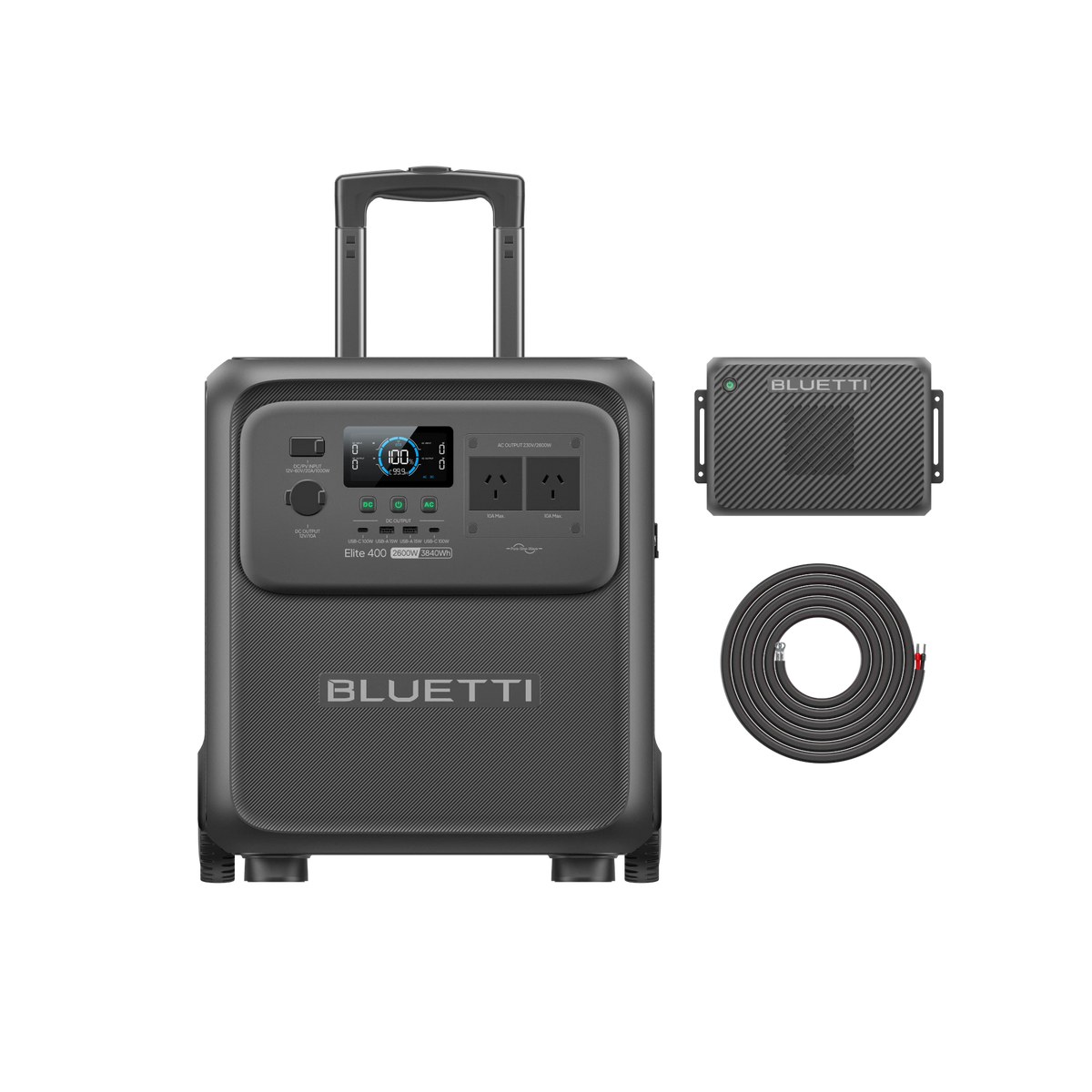 BLUETTI Elite 400 Portable Power Station | 3,840Wh 2,600W