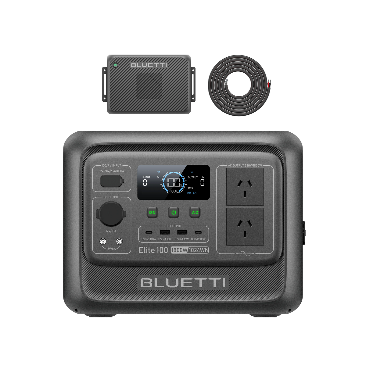 BLUETTI Charger 2 | 1200W Alternator & Solar Dual DC Charger