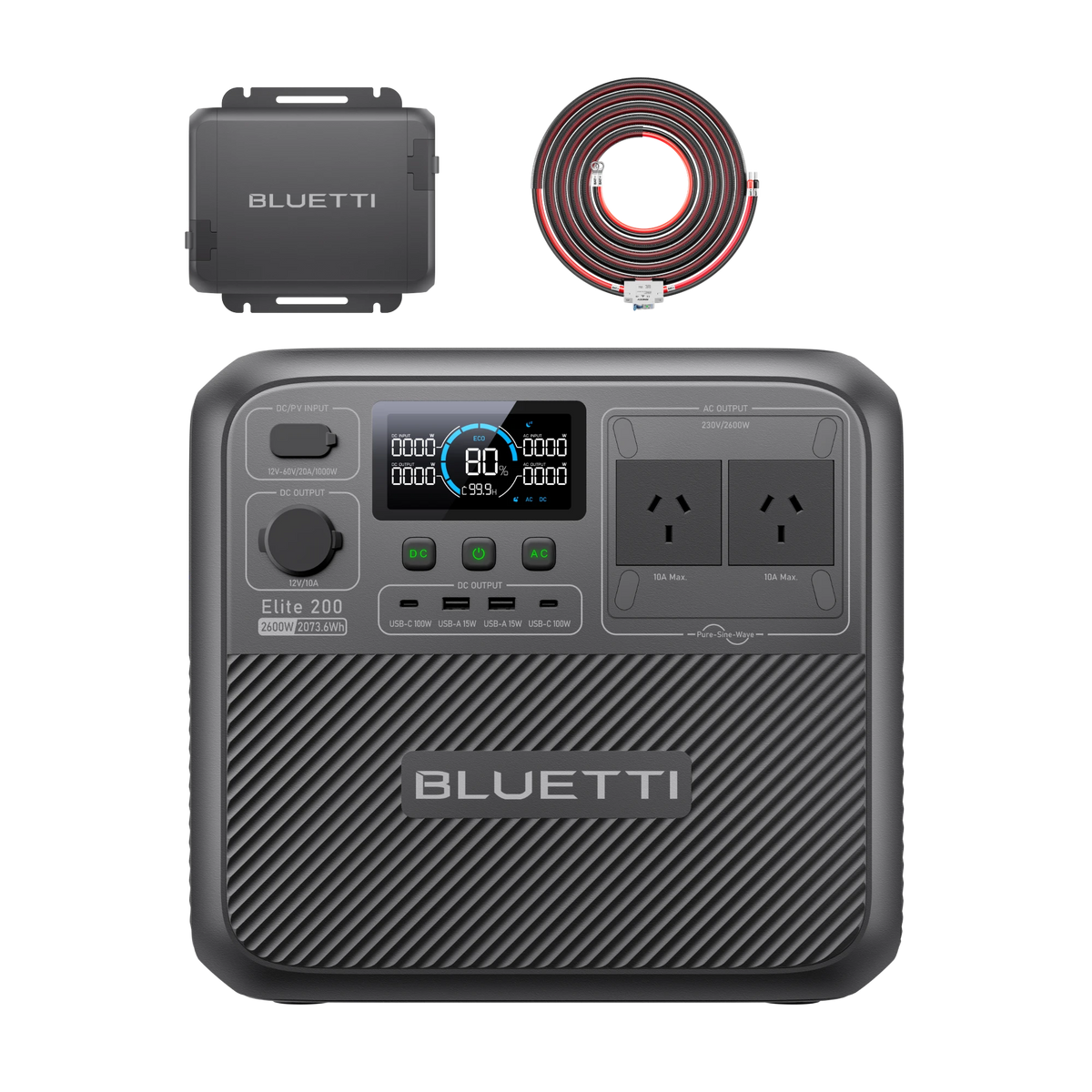 BLUETTI Elite 200 V2+Charger 1 Alternator Charger
