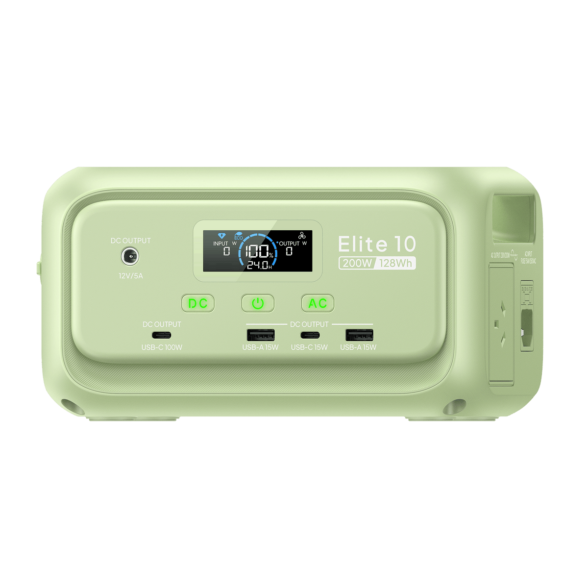 BLUETTI Elite 10 Mini Power Station 200W 128Wh Green