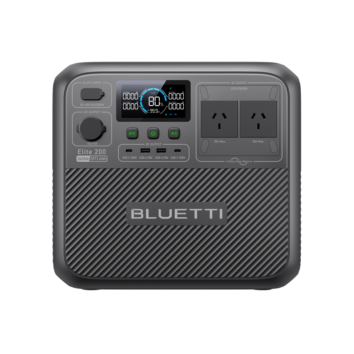 BLUETTI Elite 200 V2+Charger 1 Alternator Charger