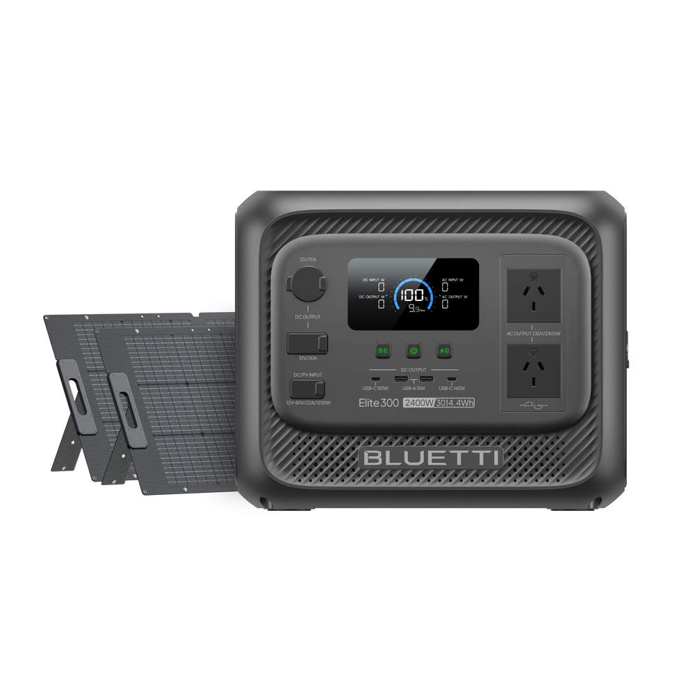 BLUETTI Elite 300 Portable Power Station 3,014Wh, 2,400W