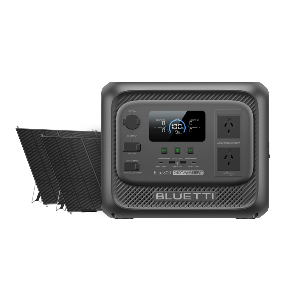 BLUETTI Elite 300 Portable Power Station 3,014Wh, 2,400W