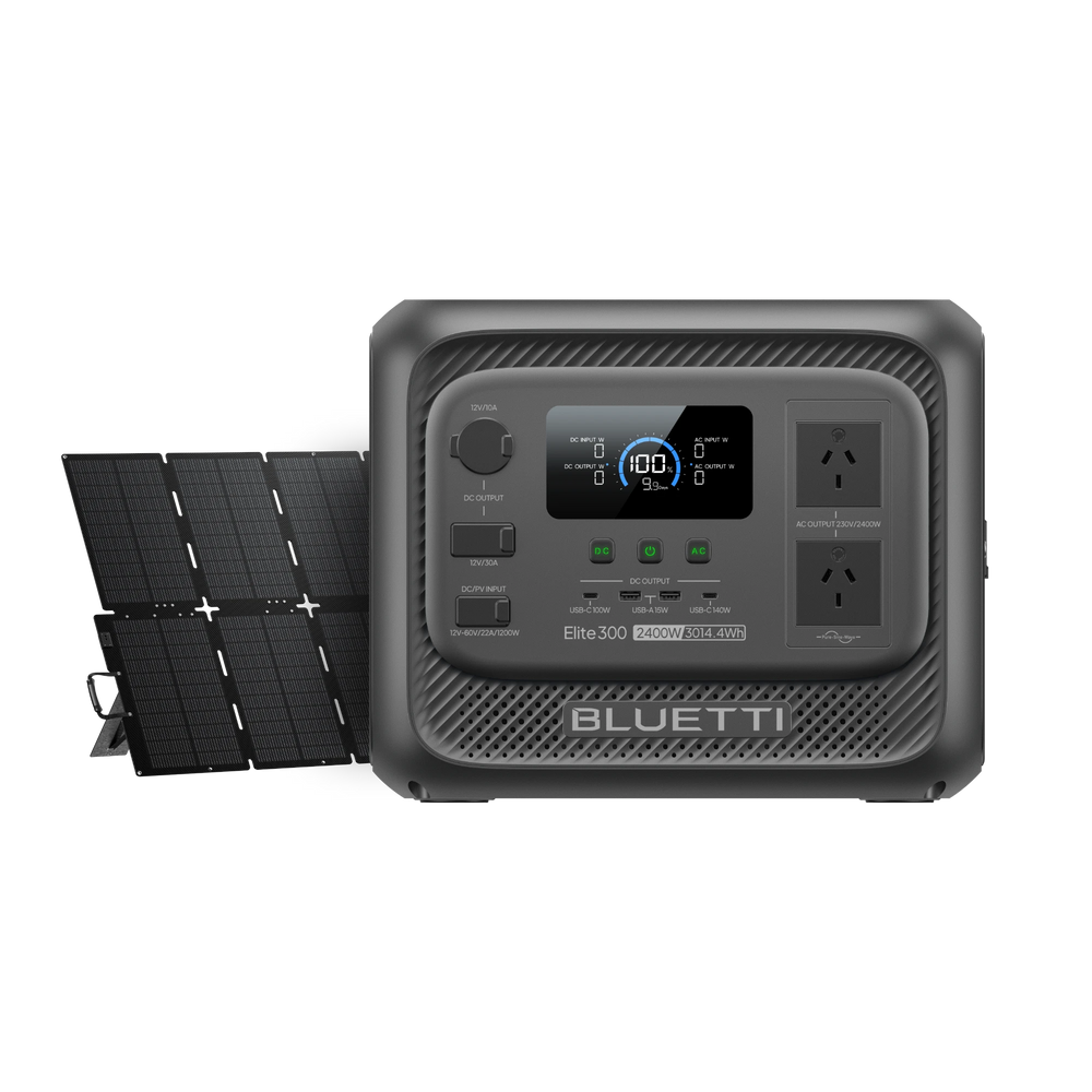 BLUETTI Elite 300 Portable Power Station 3,014Wh, 2,400W