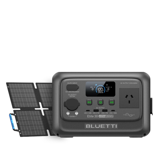 Elite 30 V2 with 60W portable solar generator on sale