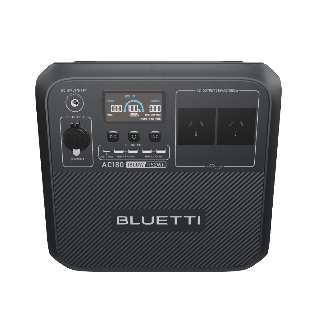 BLUETTI AC180 Portable Power Station1,800W 1,152Wh