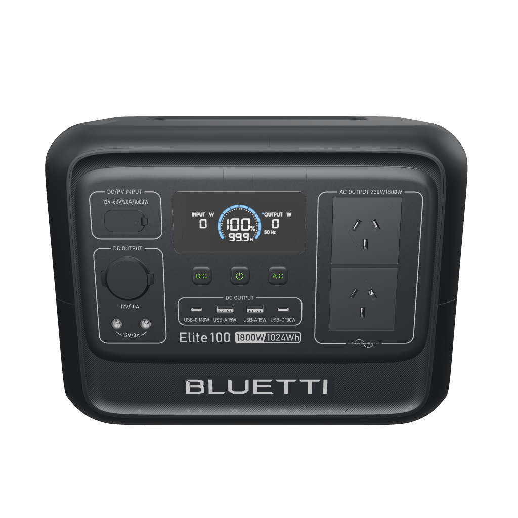 BLUETTI Elite 100 V2 Portable Power Station 1,024Wh, 1,800W