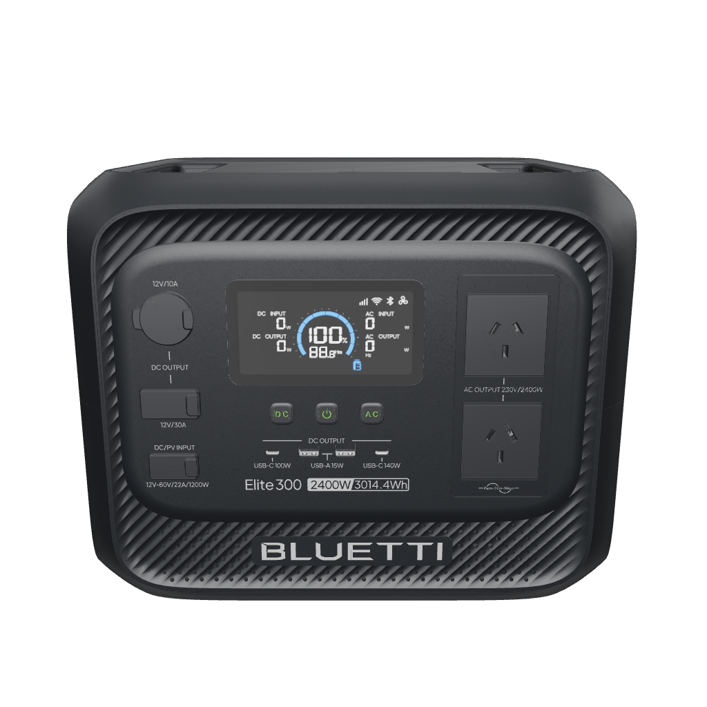 BLUETTI Elite 300 Portable Power Station 3,014Wh, 2,400W