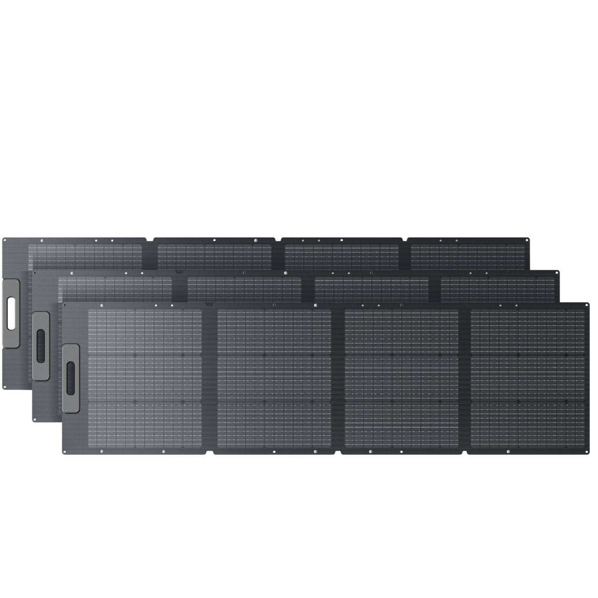 Triple PV200D portable solar panels for outdoor use