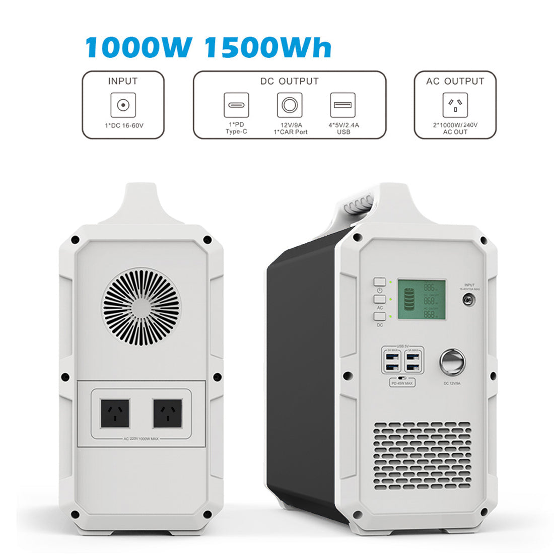 BLUETTI EB150 Portable Power Station | 1,000W 1,500Wh - BLUETTI AU